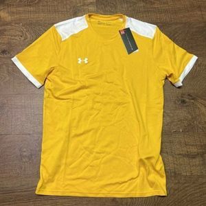 New NWT Mens Under Armour Threadborne Fitted Short Sleeve Wicking T-Shirt Medium